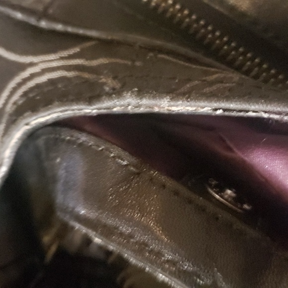 Coach Signature with Pleated Front, Shoulder bag Vintage - Picture 12 of 12